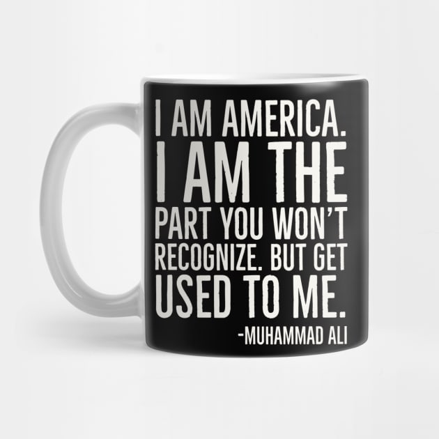 I Am America,Black History Quote, Muhammad Ali by UrbanLifeApparel